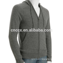 15STC6805 kangaroo pocket cashmere hoodie men